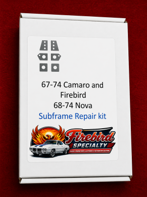 Subframe Repair Kit 67-74 Firebird and Camaro 68-74 Nova