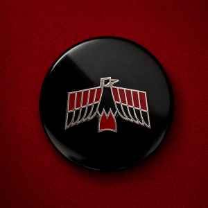 67-69 Firebird Down Wing Formula Steering Wheel Center button